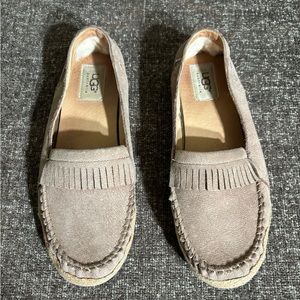 UGG Tan Slip on Loafers Flats  Size 7.5
